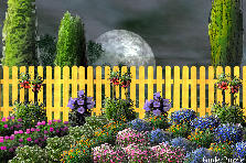 Projekt ogrodu: * ★* ★ * ★* ★* ★ * ★*
*★ ★*DOBRY WIECZÓR*★ ★*
….♣ .•* ♣ *•.♣ ….♣ .•* ♣ *♣ * ♣ *♣
Nie żałuj minionego dnia
Wieczorem nie smuć się
To nic że zgasł już słońca blask,
To nic że zapadł zmierzch
Na niebie milion gwiazd
A każda śmieje się.
Sen kolorowy ogarnie Cię
I wszystko to, co znasz
Zobaczysz we śnie jeszcze raz...
Projekt ogrodu:Przy płotku...