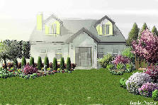 Projekt ogrodu:Bardzo prosze o info -)) które rośliny przeżyją zimę -30C Projekt ogrodu:Nowa Osada front 1